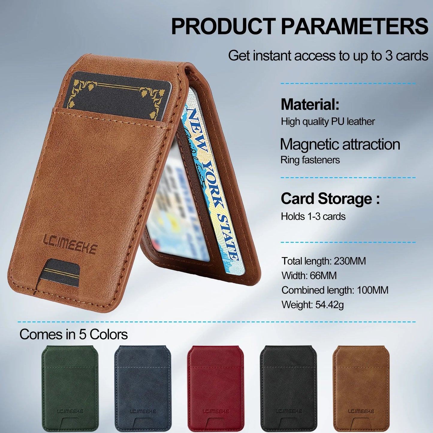 Detachable Magnetic 2 In 1 Leather Case For iPhone 16E 17 1615 14 13 12 11 Pro XS Max Air XR 8 7 Plus SE Card Pocket Phone Cover