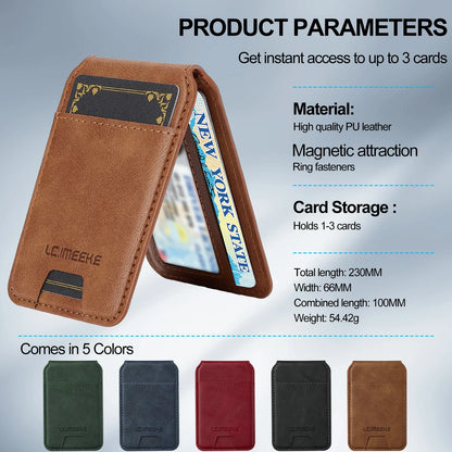 Detachable Magnetic 2 In 1 Leather Case For iPhone 16E 17 1615 14 13 12 11 Pro XS Max Air XR 8 7 Plus SE Card Pocket Phone Cover