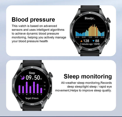2025 Smart Watch Men Watch 4 Pro+ 1.50 Inch HD Screen Bluetooth Call ECG Heart Rate Health Monitoring Smartwatch For Android IOS