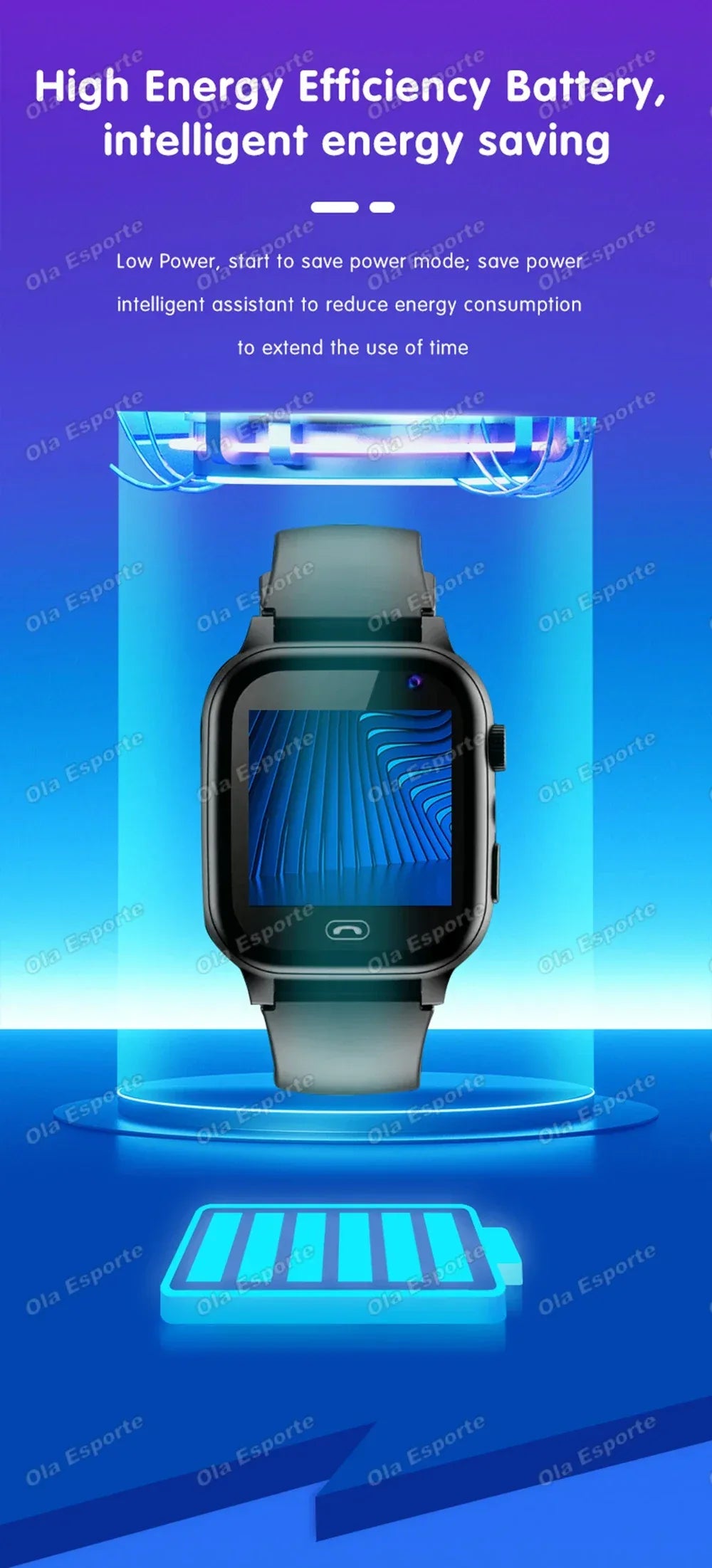 Kids Smart Watch 4G Sim Card 2G Internet SOS LBS Location Call Child SmartWatch Camera Waterproof Watch Phone For Boys Girls