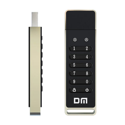DM FD063 256-bit Encrypted USB Drive Password Secure Flash Drive USB3.0 U Disk Support Reset/Wipe/Auto Lock Function