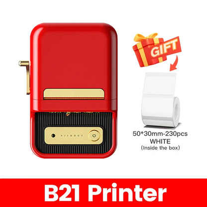 Niimbot B21 B1 Mini Portable Thermal Label Printer Office Supplies Adhesive Sticker Printers Maker Without Ink For Phone