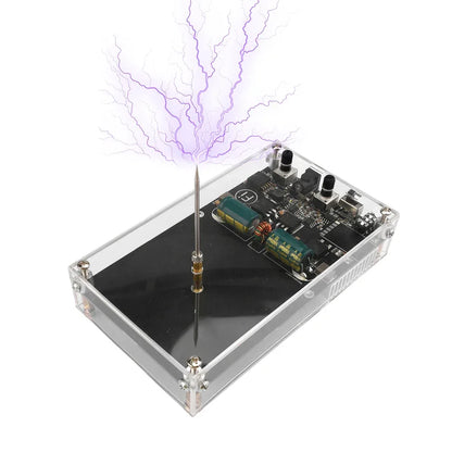 100-240V 50-60Hz Small Bluetooth Music Tesla Coil Arc Plasma Loudspeaker Man-made Lightning For Scientific Experiment