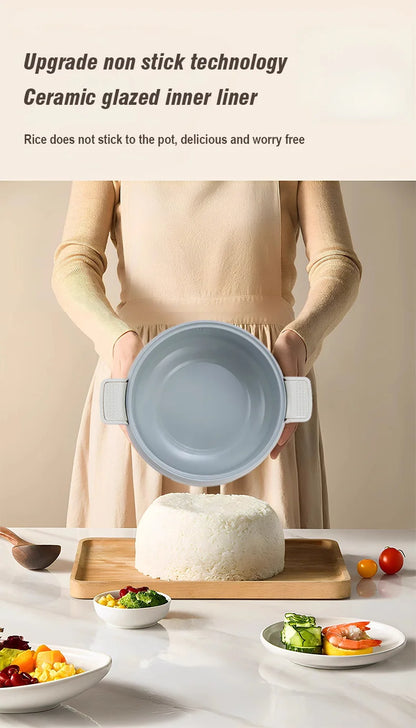 1.8L Micro Pressure Rice Cooker for 1-2 People, Multifunctional Household Hot Pot, Porridge, Soup, Electric Rice Cooker 220V