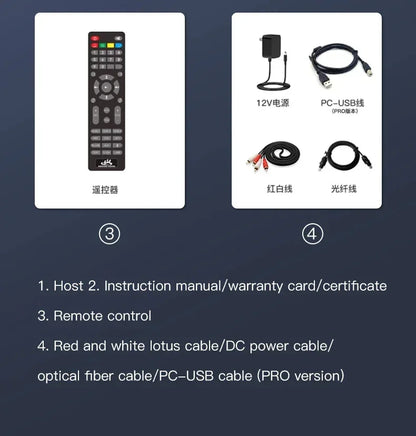 Flagship HIFI Digital Music Player ES9038Q2M DAC DSD512 Lossless Decoding Audio Decoder QCC5125 Bluetooth 5.1 AMANERO USB