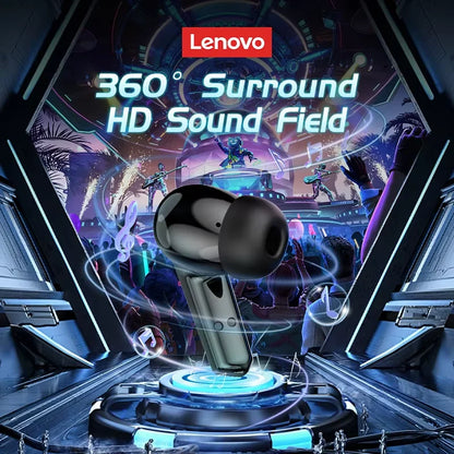 Choice Lenovo GM2 Pro TWS Bluetooth Headphones Long Endurance With Low Latency Headphones Smart Touch With HIFI Sound Earbuds