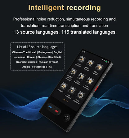 Language Translator Device 148 In Real-time Online Languages Translation Device Portable AI ChatGPT Photo Intelligent Translate