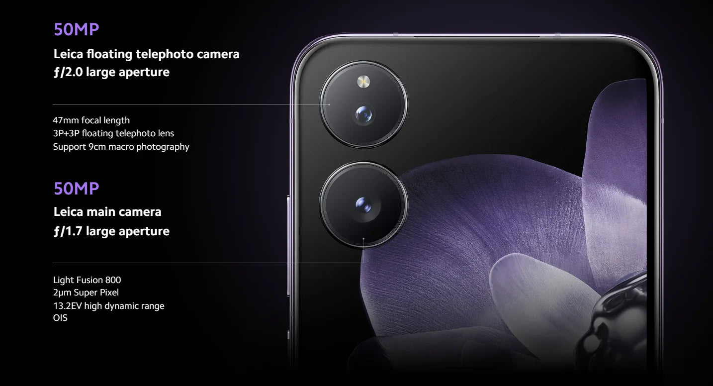 Global Version Xiaomi MIX Flip Leica 50MP Camera 4780mAh 67 W 12GB 512GB Snapdragon 8 Gen 3 Hyper Charger 6.86" 120Hz Display