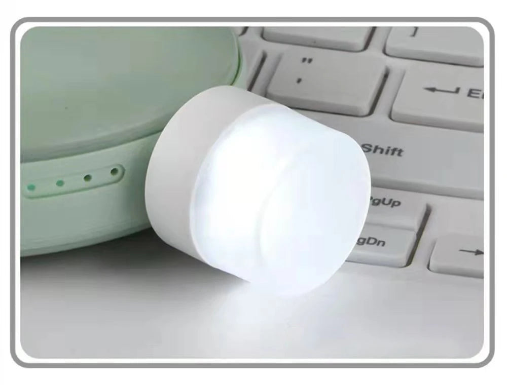 5V USB Plug Lamp Computer Mobile Power Charging Small Book Lamps LED Eye Protection Reading Light Small Night Lights 3/2/1PCS