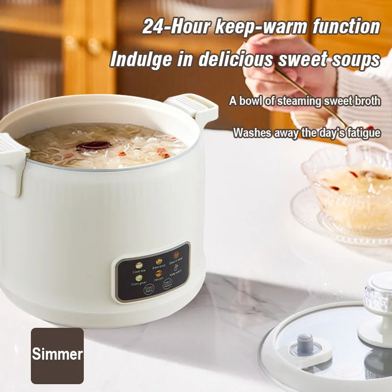 1.8L Micro Pressure Rice Cooker for 1-2 People, Multifunctional Household Hot Pot, Porridge, Soup, Electric Rice Cooker 220V