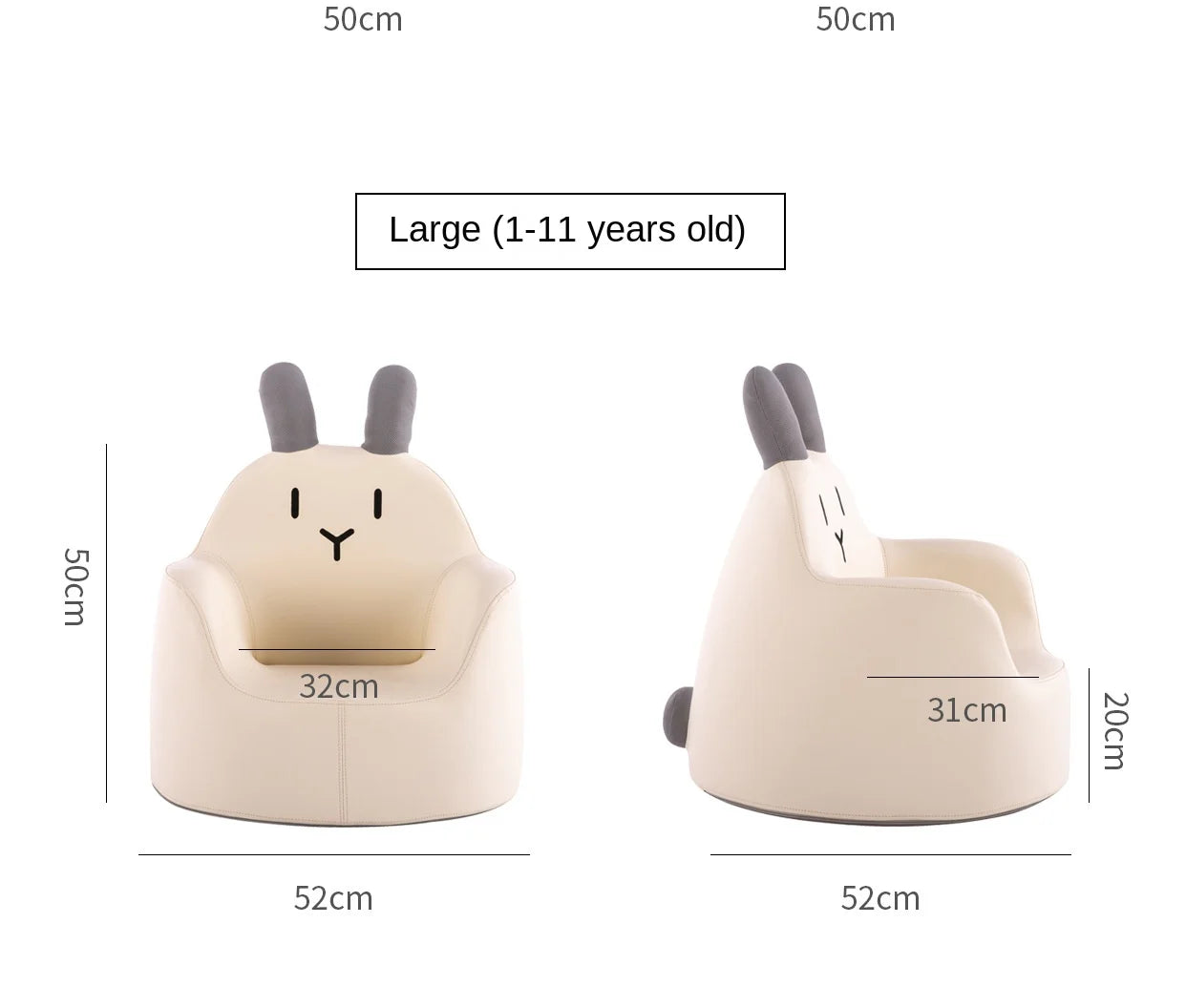 Plus Edition 1-10 Year Old Korean Children's Cute Cartoon Small Sofa For Boys And Girls Princess Baby Kindergarten Reading Seat