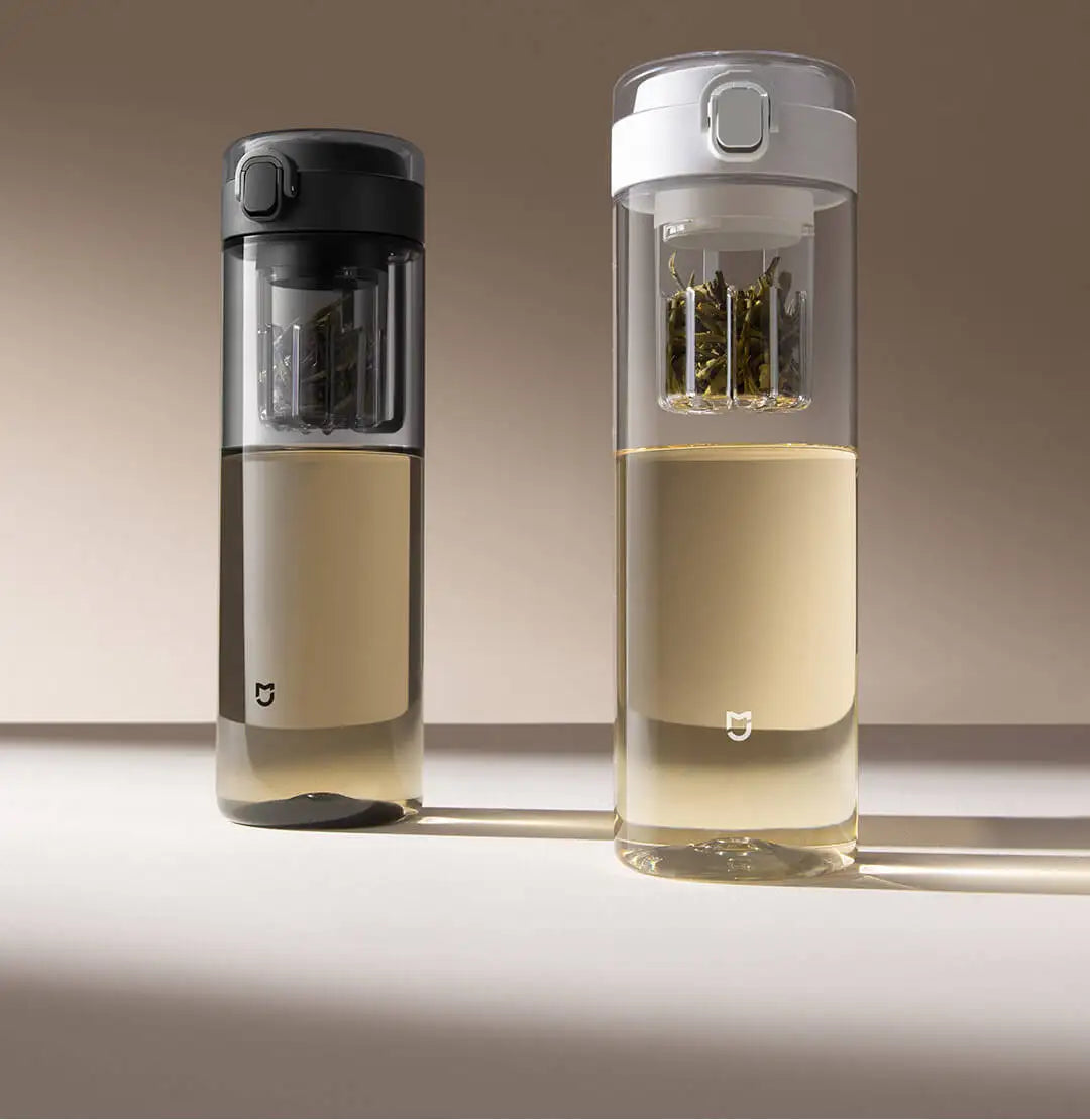 2025 Mijia Magnetic Tea Warehouse Cup Portable 800ml Tritan One-touch Pop-up Lid Water Bottle Tea Filtration Water Cup