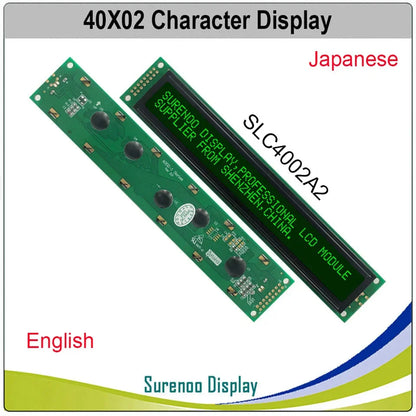 402 40X2 4002 Russian Japanese English Character LCD Module Display Screen LCM Yellow Green Blue with LED Backlight