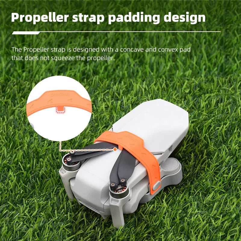 Propeller Holder For DJI Mini 4K/Mini 2 SE Drone Wings Stabilizer Bracket Blade Mount Protective Belt For Mavic Mini Accessories