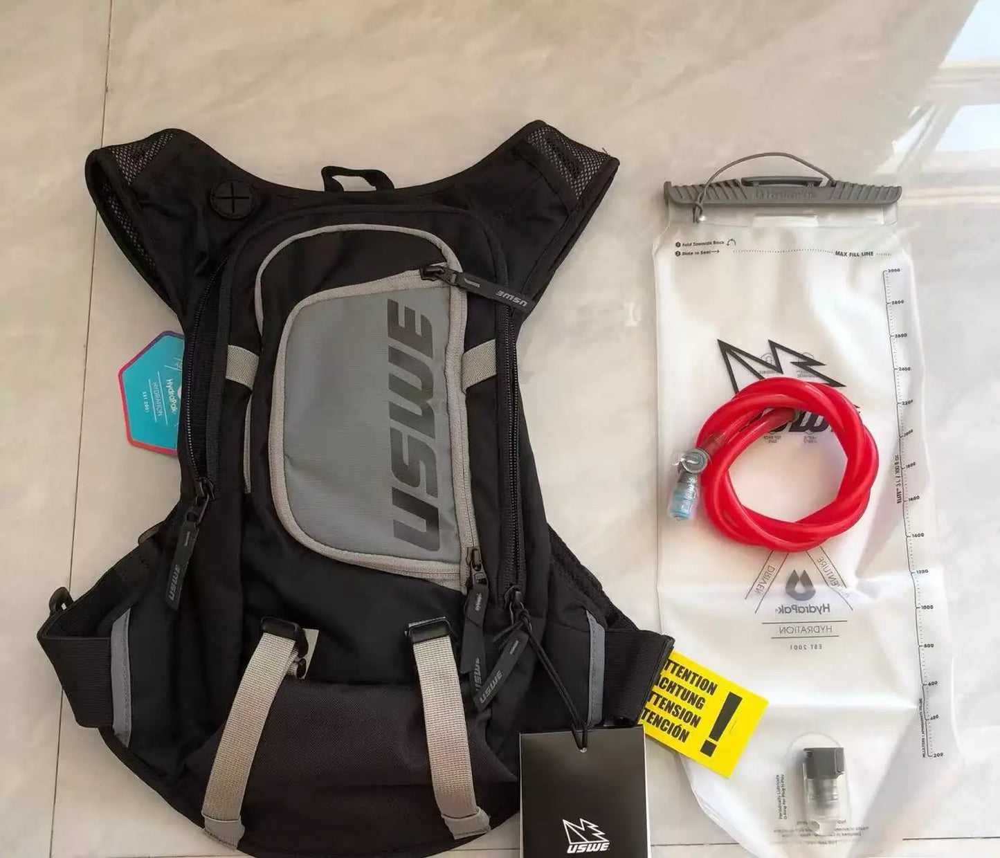 USWE water Bag Cycling Sports Travel Hiking Backpack Lightweight Breathable