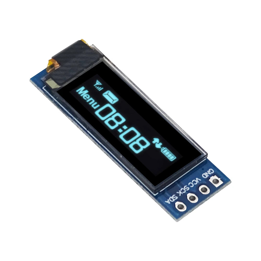 0.91 Inch OLED Module 0.91" White/Blue 128X32 OLED LCD LED Display Module IIC Communicate for Ardunio