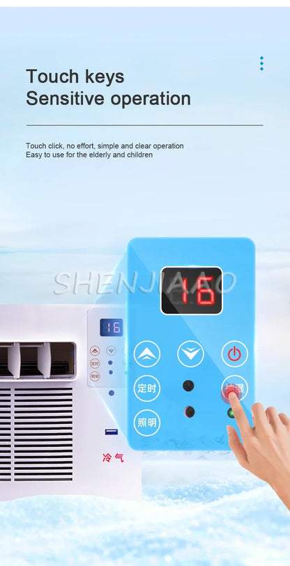 Home Portable Mobile Air Conditioning Dehumidification Desktop Mini Cooling Only Machine Free Installation with Remote Control