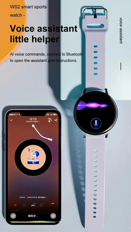 2025 Men Bluetooth Call SmartWatch Heart Rate Blood Pressure Monitor Smartwatch IP67 Waterproof Women Smartwatch For Android IOS