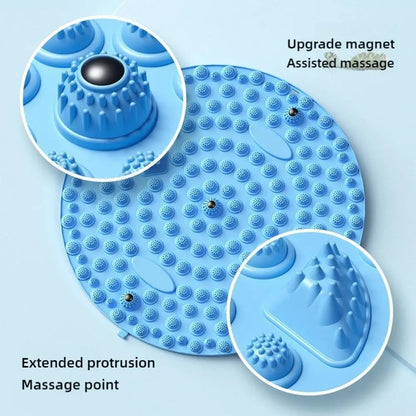 Foot Yoga Massage Acupressure Board Mat Muscle Relaxation Round Exercise Mat Fitness Foot Training Massage Acupressure Mat