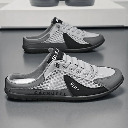 Men's Fashion Soft-soled Half Slippers Summer Men Trendy Bottom Casual Shoes Soft Sole Sneakers Zapatos De Hombre Plus Size 48