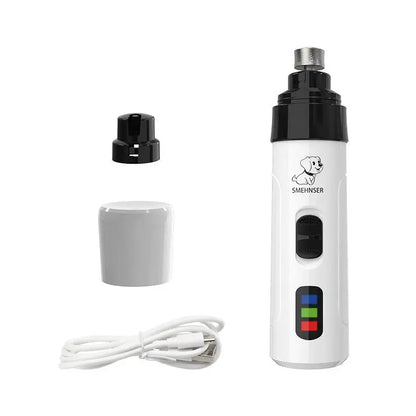 Dog Nail Grinders Painless USB Charging Rechargeable Pet Nail Clippers Quiet Electric Dog Cat Paws Nail Grooming Trimmer Tools