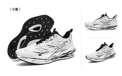 Fluorescence Running Shoes CarbonBoard Marathon Men Sports Casual Tenis Breathable Womens Comfortable Athletic Nonskid Sneakers
