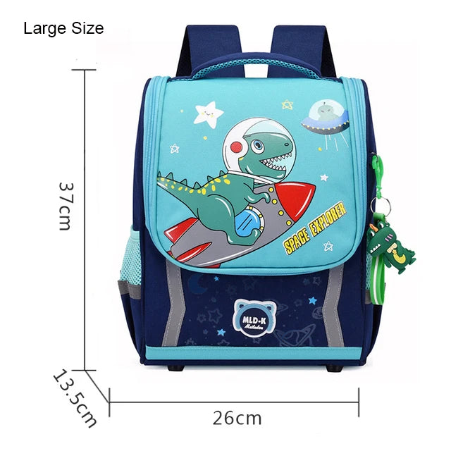 Cute Dinosaur Children Primary School Backpack 1 Grade Sac A Dos Pack Boys Cartoon School Bags For Kids Satchels Mochila Hombre