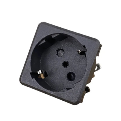 250v 16a germany AC PDU UPS EU power desktop outlet Embedded electrical Panel Receptacle AC socket European style French copper