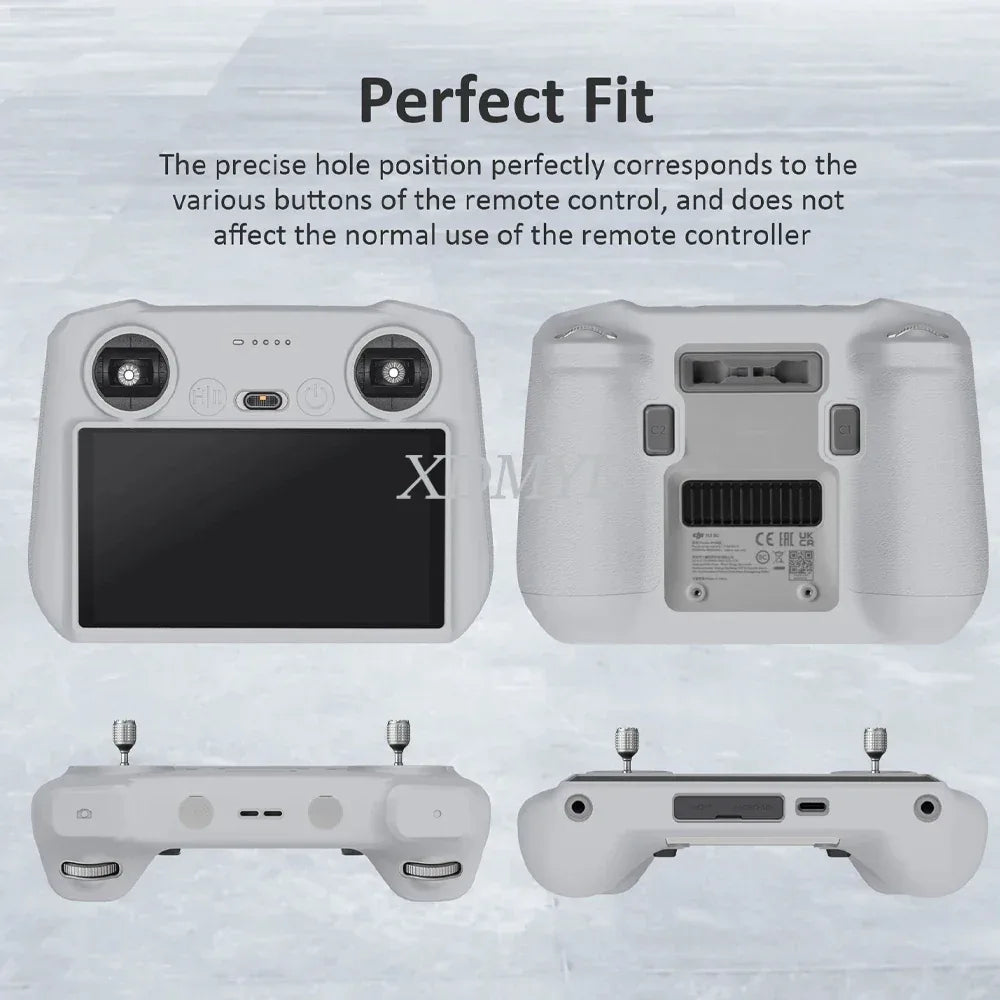Silicone Case Protective Cover for DJI Mini 3/Mini 4/Mini 5 Pro/Flip/AIR 3S/Mavic 3/4 Pro/Neo/RC/RC 2 Remote Control Accessories