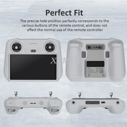 Silicone Case Protective Cover for DJI Mini 3/Mini 4/Mini 5 Pro/Flip/AIR 3S/Mavic 3/4 Pro/Neo/RC/RC 2 Remote Control Accessories