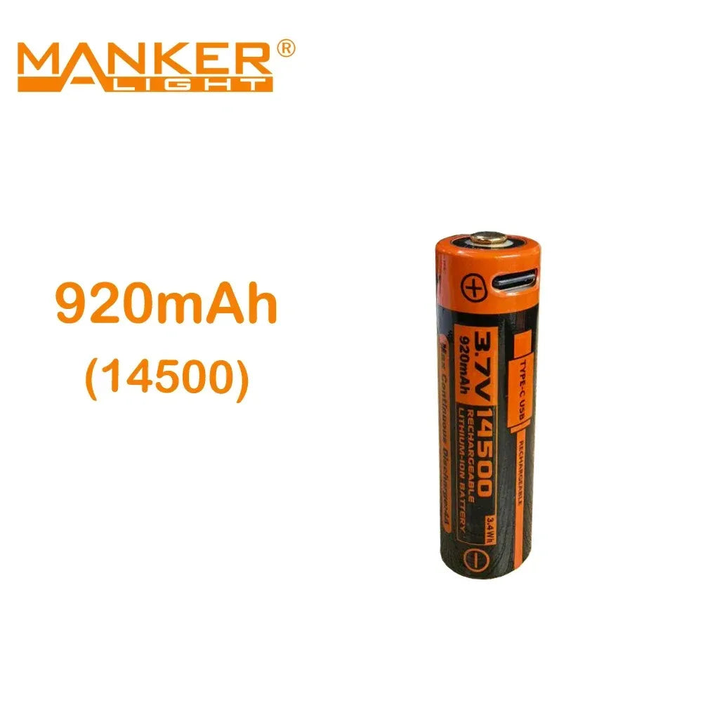 Manker 14500/18650/18350/21700 Battery for Flashlight