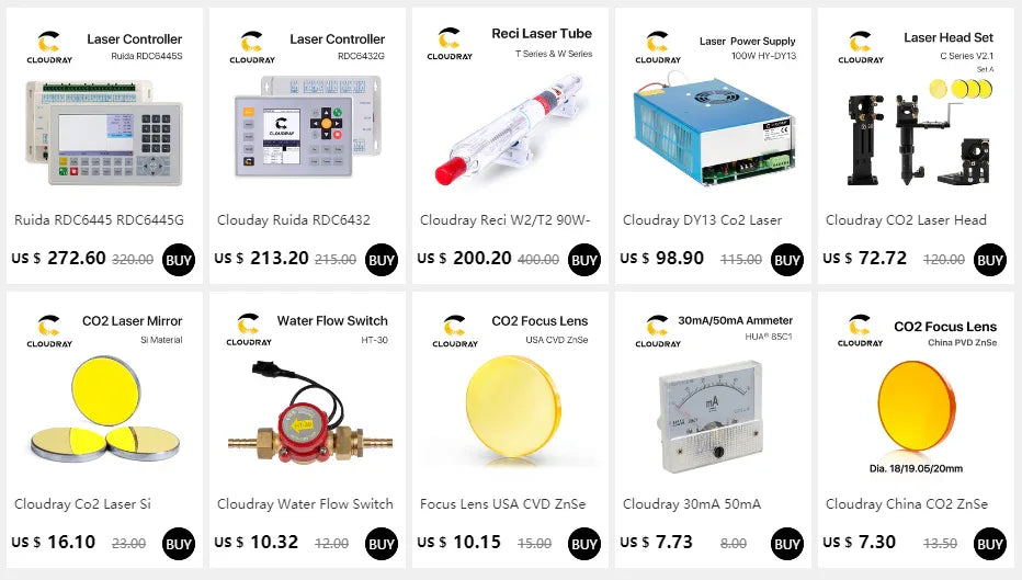Cloudray 130-150W CO2 Laser Power Supply for CO2 Laser Engraving Cutting Machine M150 Category