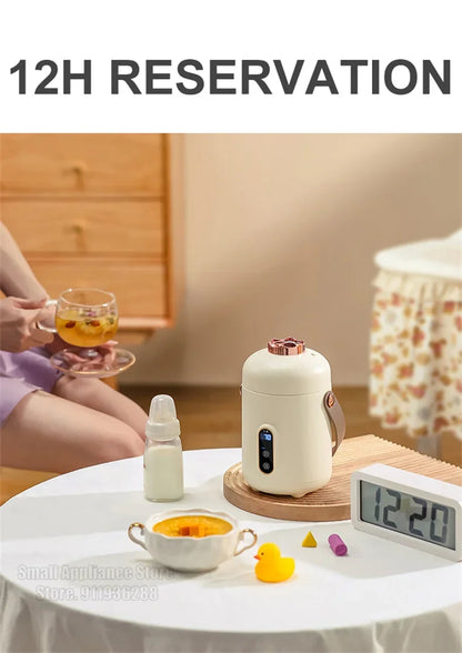 New Mini Rice Cooker Small 600ML Electric Cooker Multifunctional Electric Cooking Pot 12H Reservation Mini Hot Pot For Dormitory
