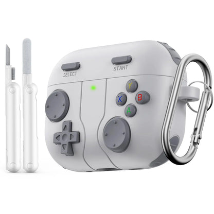 Game Case for AirPods Pro 3 2025 Cover with Cleaner Kit Keychain For AirPods Pro 3rd Generation Silicone Case for AirPods Pro 3