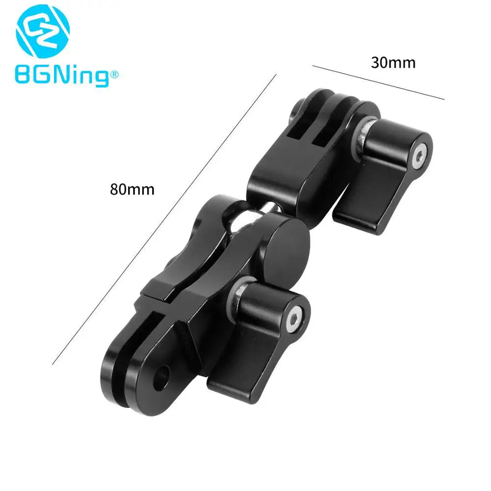 Universal Aluminum Arm Adapter Mount Bracket Connector W/ Knob 1/4'' Inch Screw for GoPro for OSMO Action YI Sports DSLR Cameras