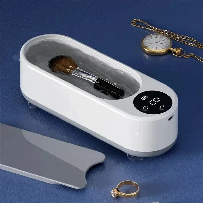 Clean Ultrasonic Cleaner Portable Household Cleaning Machine Jewelry Cleaner Machine Ring Glasse Makeup Brush Cleaner New