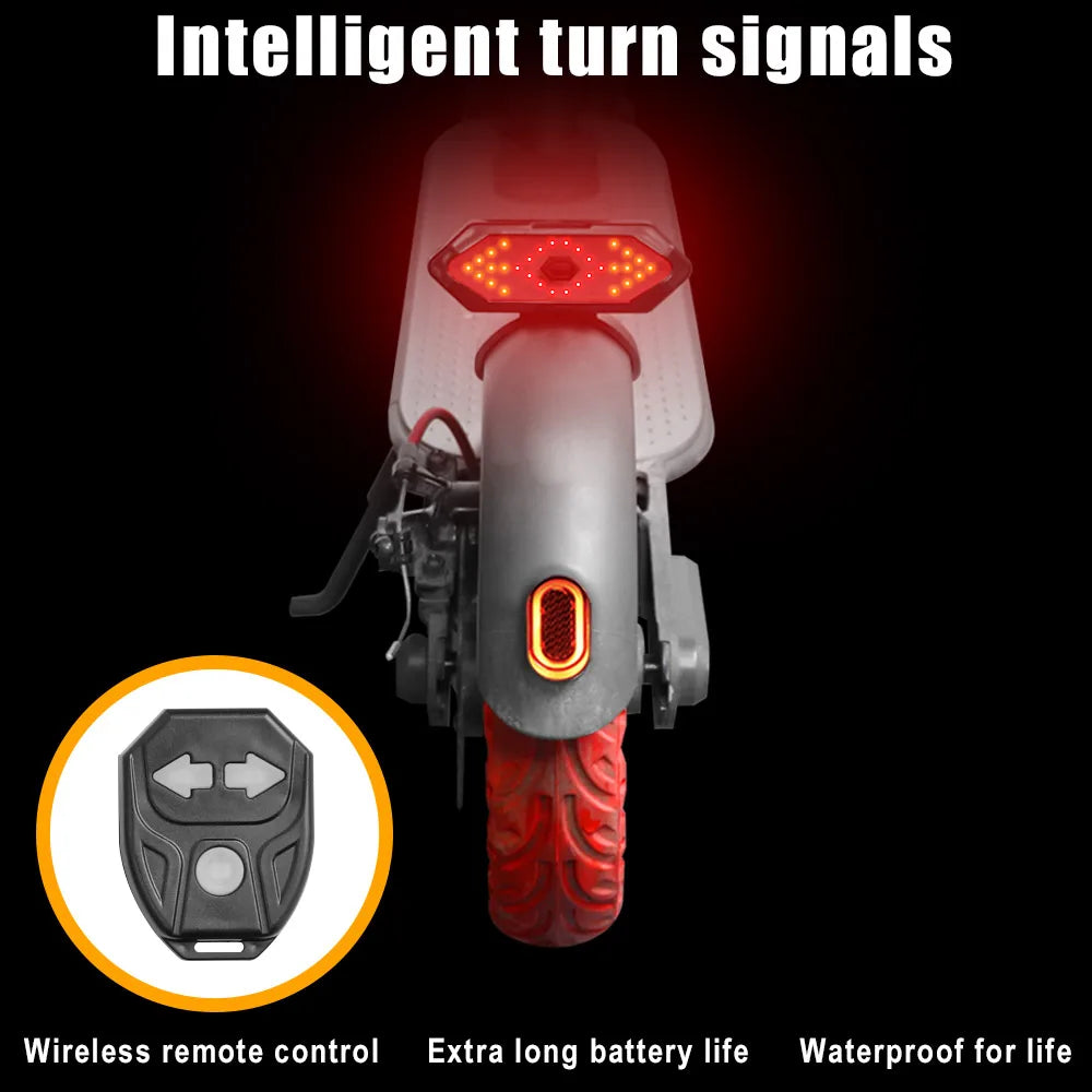 Turn Signal Lamp Modified USB Rechargable Smart Wireless For Xiaomi M365 1S pro Pro2 for MI3 Electric Scooter Flashing Light Par