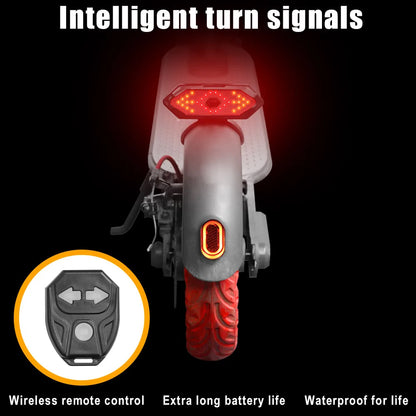 Turn Signal Lamp Modified USB Rechargable Smart Wireless For Xiaomi M365 1S pro Pro2 for MI3 Electric Scooter Flashing Light Par