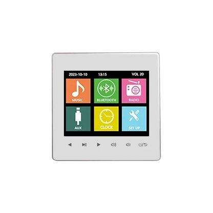 2.8inch Bluetooth Wall Amplifier Touch Screen Mini Stereo Amp Home Theater Sound System Audio Support Fm Radio Aux for Residenti