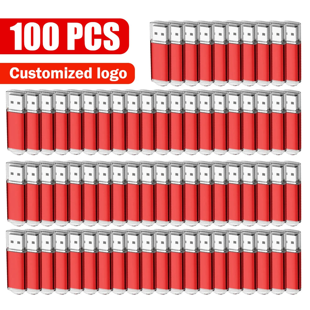 100pcs/lot factory price usb 2.0 flash drive 512MB 4GB 16GB usb metal pendrive 4GB 64GB usb memory stick Free Custom logo gifts