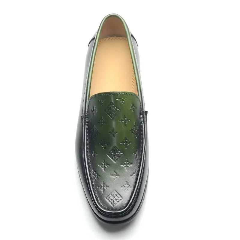 Luxury Men Formal Loafers Genuine Leather Comfortable Business Dress Shoes Slip On Mens Office Driving Shoes