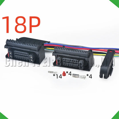 18 Pin Motorcycle Connectors ABS pump Wire harness Plug 1-2112757-1 For Harley bn600