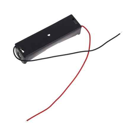 10PCS 1 Slots 18650 Power Bank Cases 1X 3.6V-4.2V 8650 Battery Holder Storage Box Case Battery Container With Wire Lead