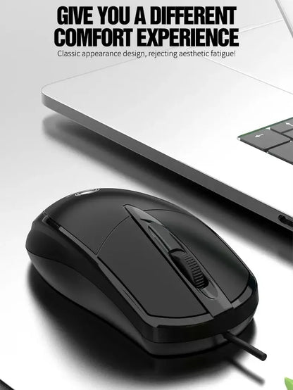 301 Wired Mouse Office Gaming Desktop Computer Laptop Business Mouse USB Optical Mouse