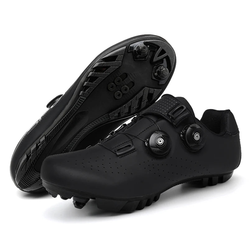 Professional Mountain Bike Cycling Shoes MTB Flat Cleat SPD Shoes Outdoor Self-Locking Big Size 47 Racing Bicycle Sneakers Men