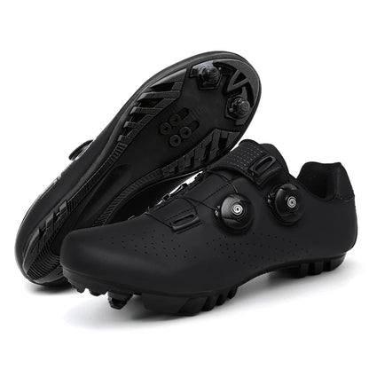 Professional Mountain Bike Cycling Shoes MTB Flat Cleat SPD Shoes Outdoor Self-Locking Big Size 47 Racing Bicycle Sneakers Men