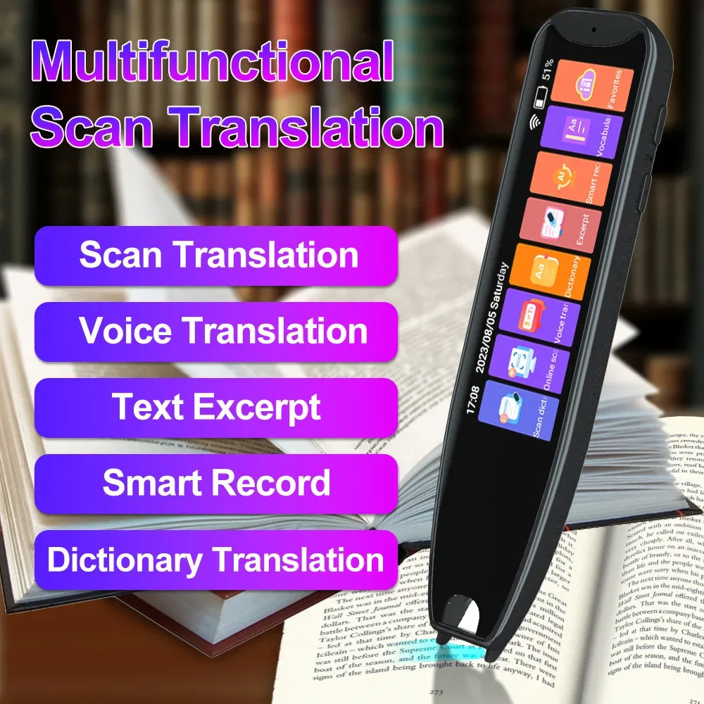 New MD22 Voice Translator Offline Scan Translation Pen  134 Voice Translation 9 OfflineTranslation Business Scanning Reading Pen