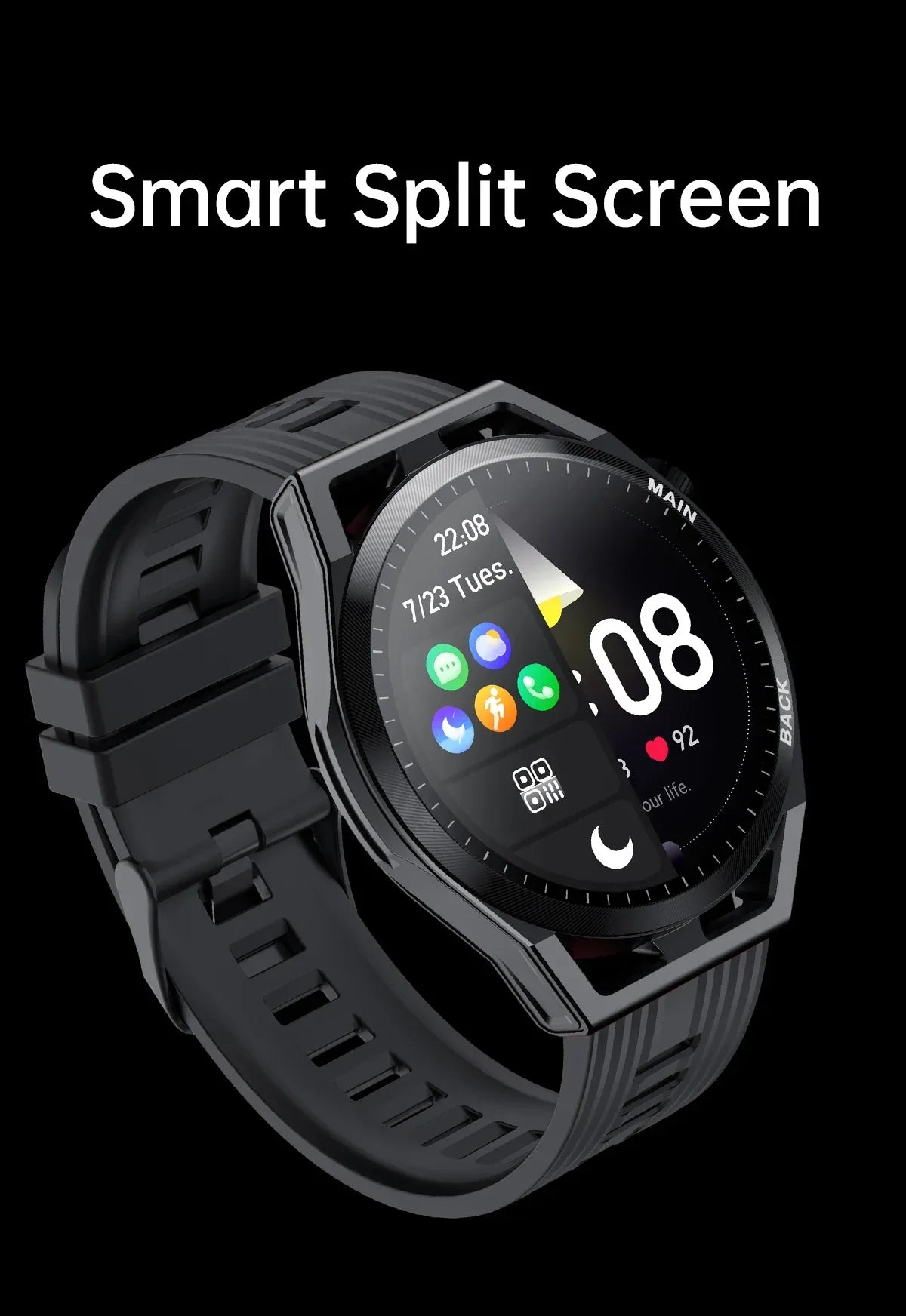 LIGE NFC 2026 New Ultra Military Smart Watch Men 1.32" IPS IP67 Waterproof ECG Smartwatch   For iOS Android Sports Smart Watches