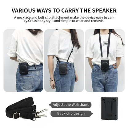 SAINTLARK S22 Bluetooth Voice Amplifier Portable For Teaching Lecture Tour Guide Promotion U-Disk Megaphone Microphone Speaker