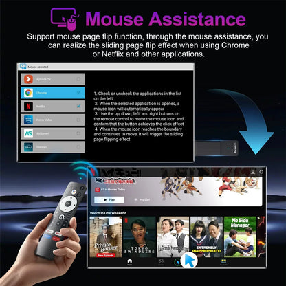 Smart TV Stick Android14.0 X88 PRO RK3518 4K Wifi6 Quad Core Voice Remote Media Player Mini Android TV Stick 2GB 16GB